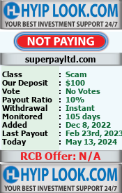 SuperPay LTD
   details image on Hyip Look