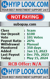 SUBOPAY details image on Hyip Look